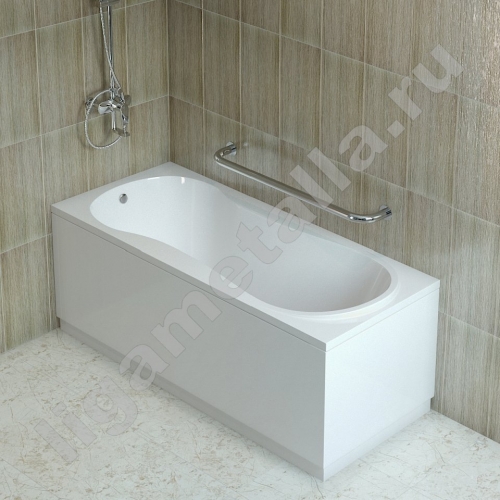 Поручень для санузла и ванной настенный стационарный 60 см. ПВ-1-600
